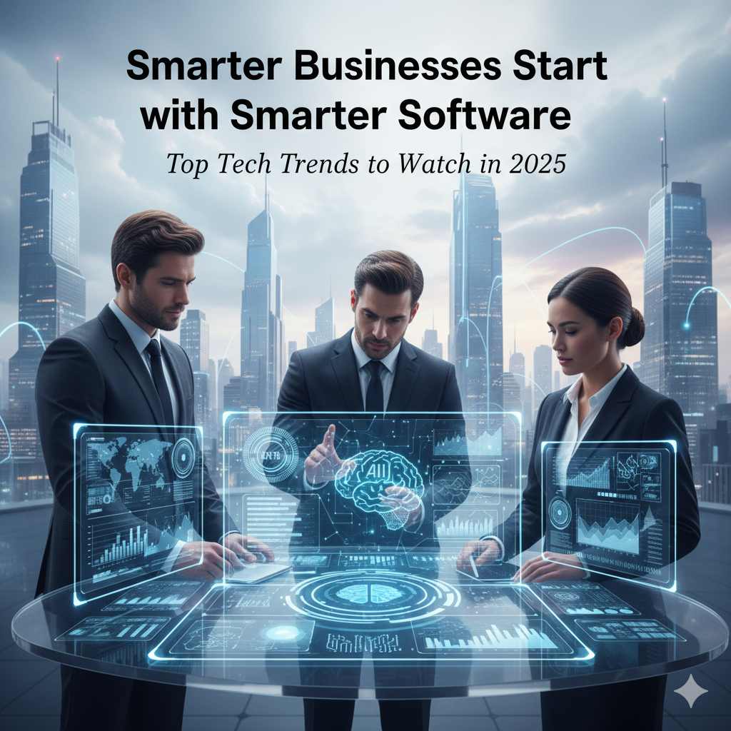 Smarter Businesses Start with Smarter Software: Top Tech Trends to Watch in 2025